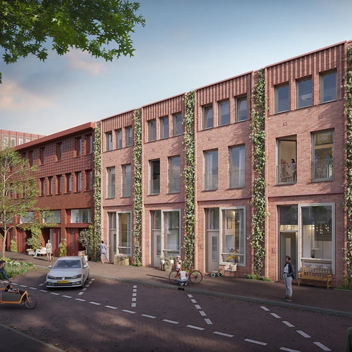 Een blok als buurt op zich