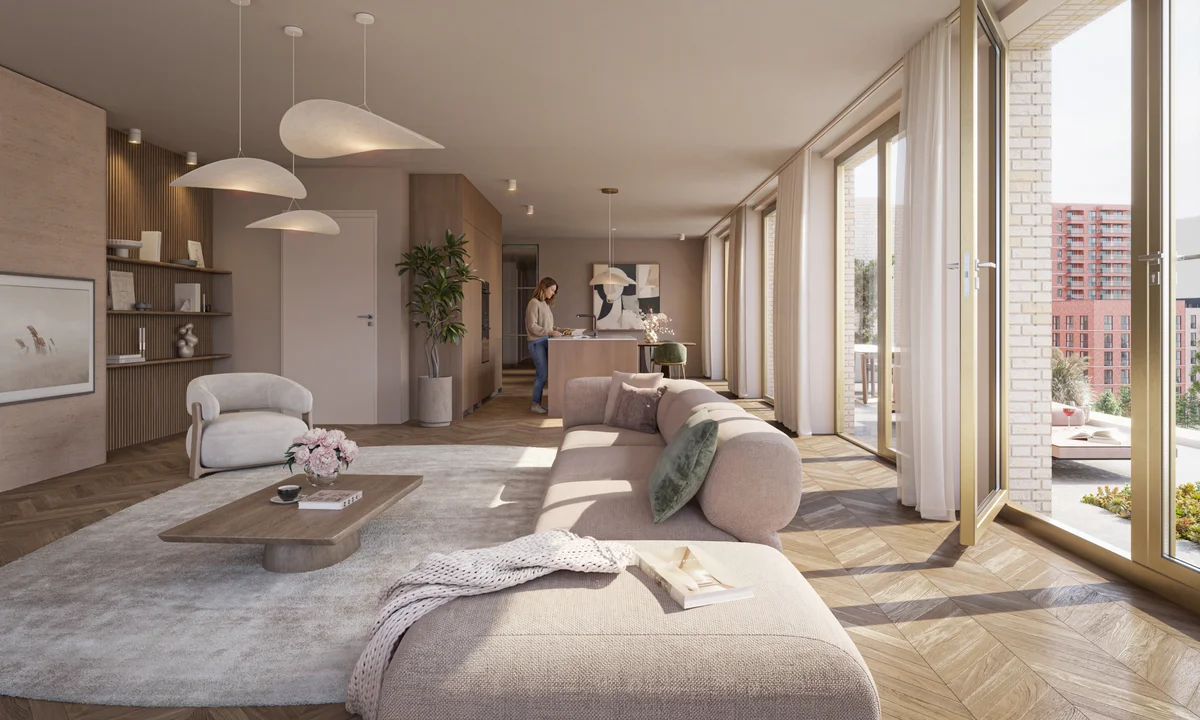 Groot wonen in de stad: zo voelt een ruim appartement