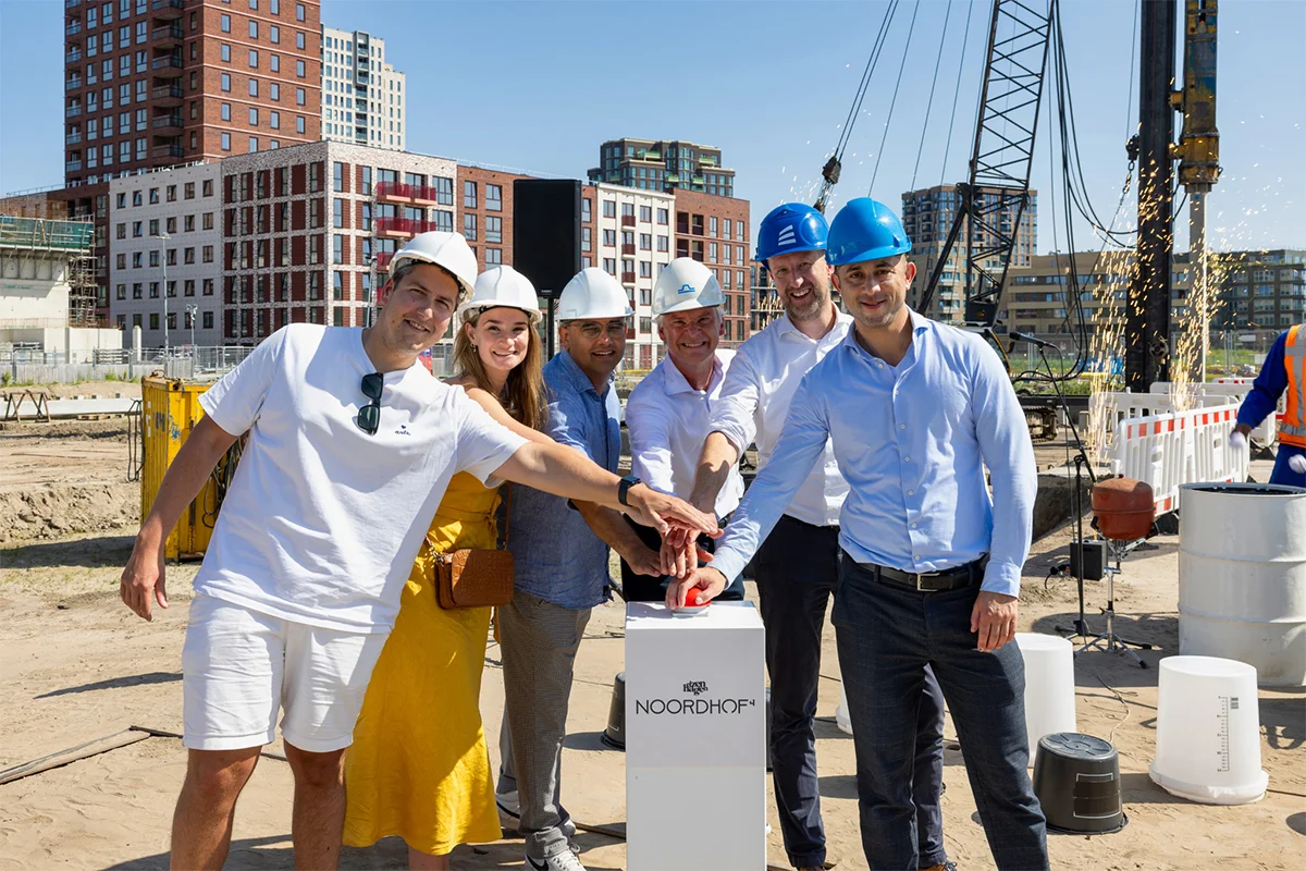 Feestelijke start bouw Noordhof 4: een nieuwe woonplek komt tot leven