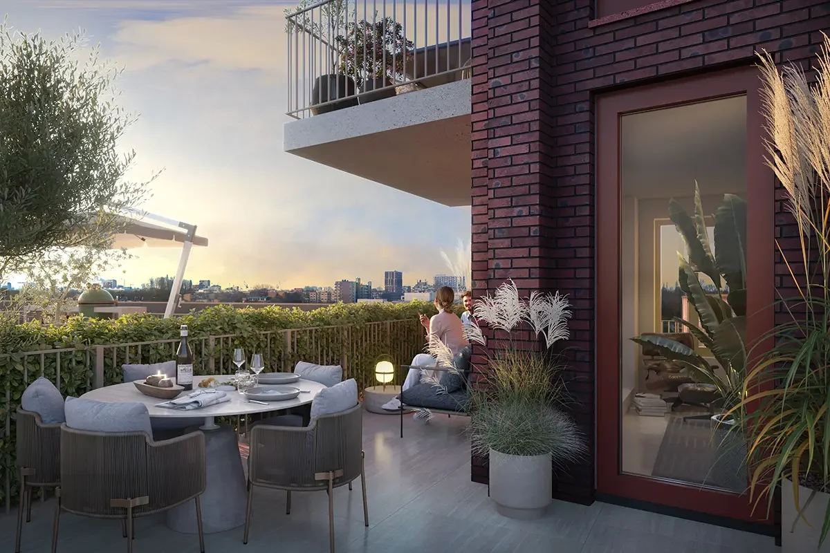 Zonnig appartement op het zuiden